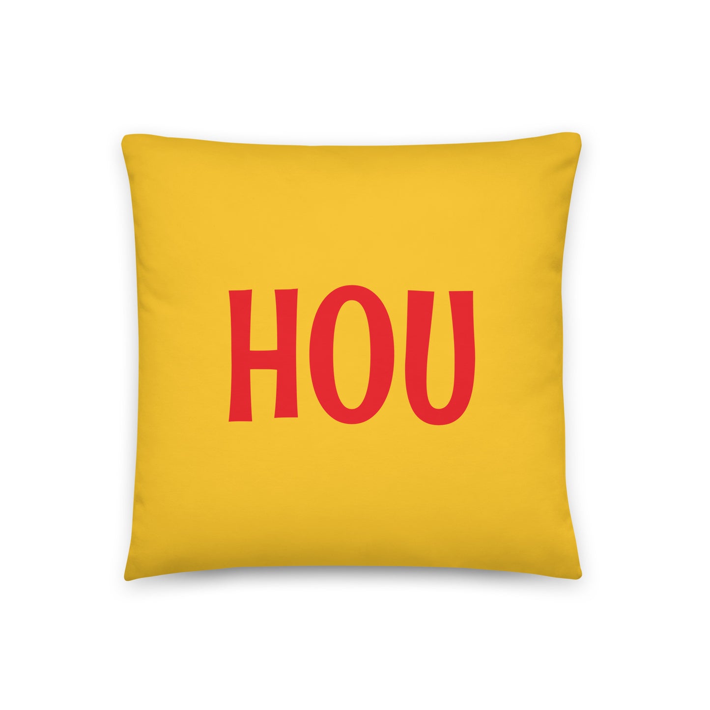 Rainbow Throw Pillow • HOU Houston • YHM Designs - Image 03