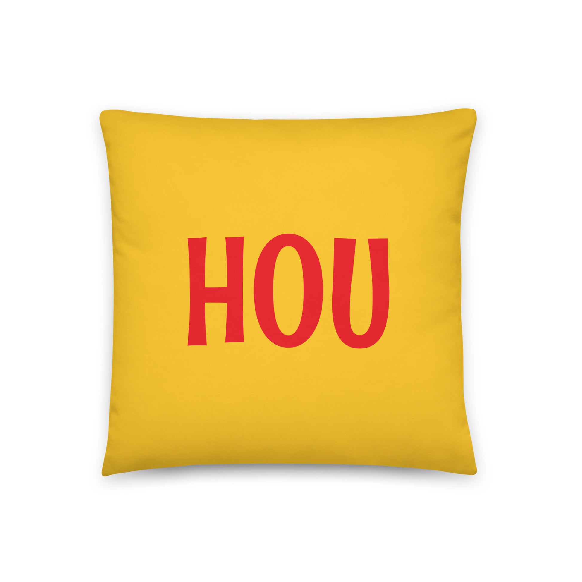 Rainbow Throw Pillow • HOU Houston • YHM Designs - Image 03