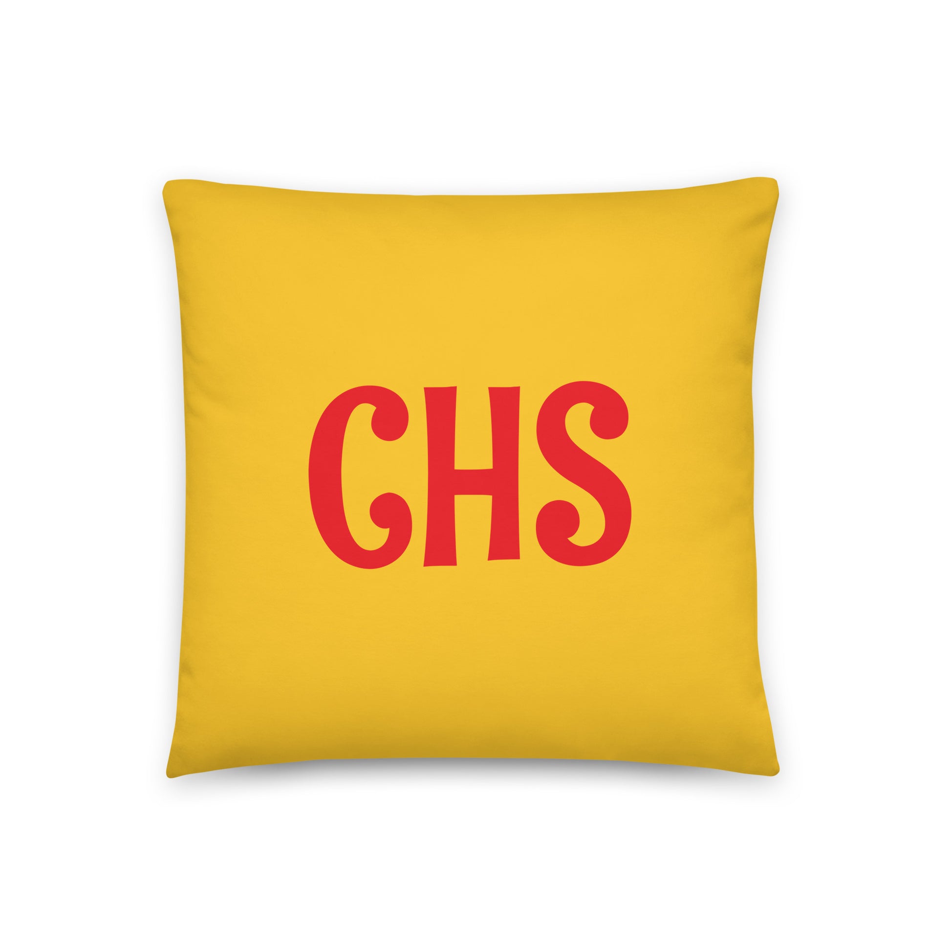 Rainbow Throw Pillow • CHS Charleston • YHM Designs - Image 03