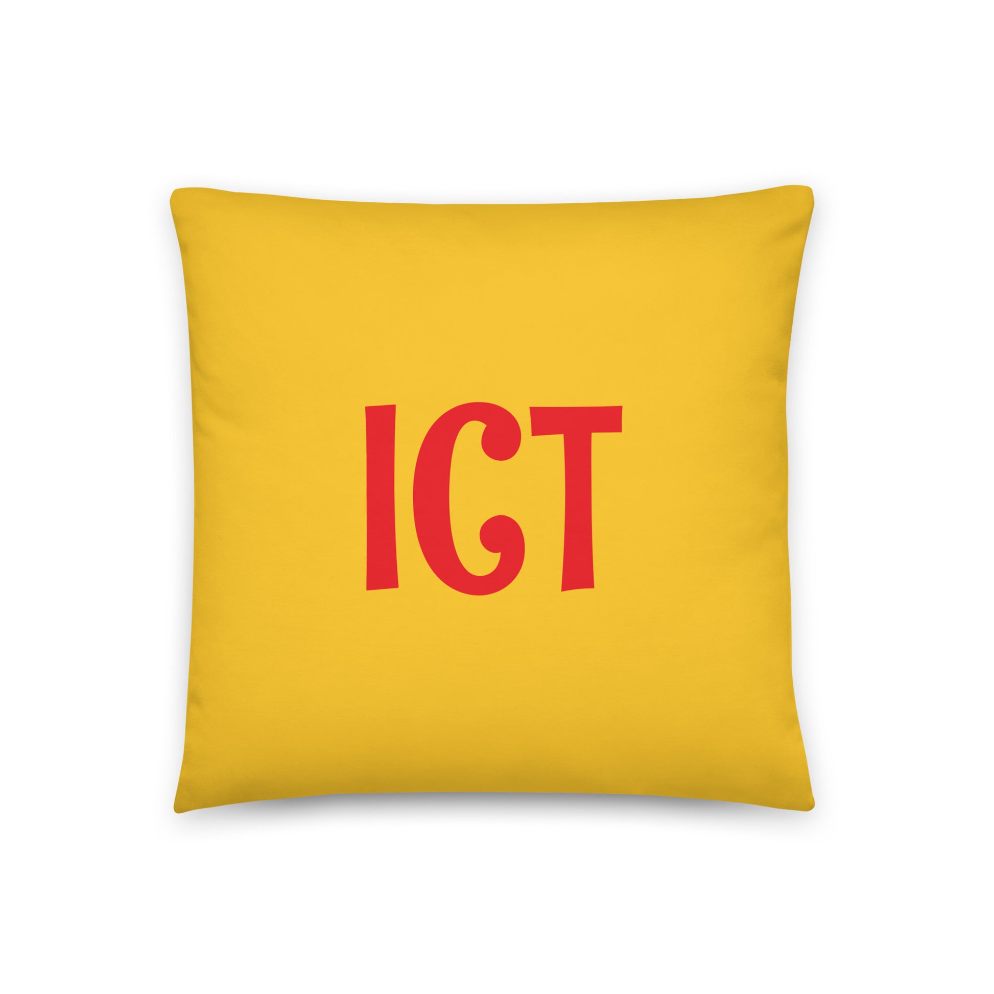 Rainbow Throw Pillow • ICT Wichita • YHM Designs - Image 03