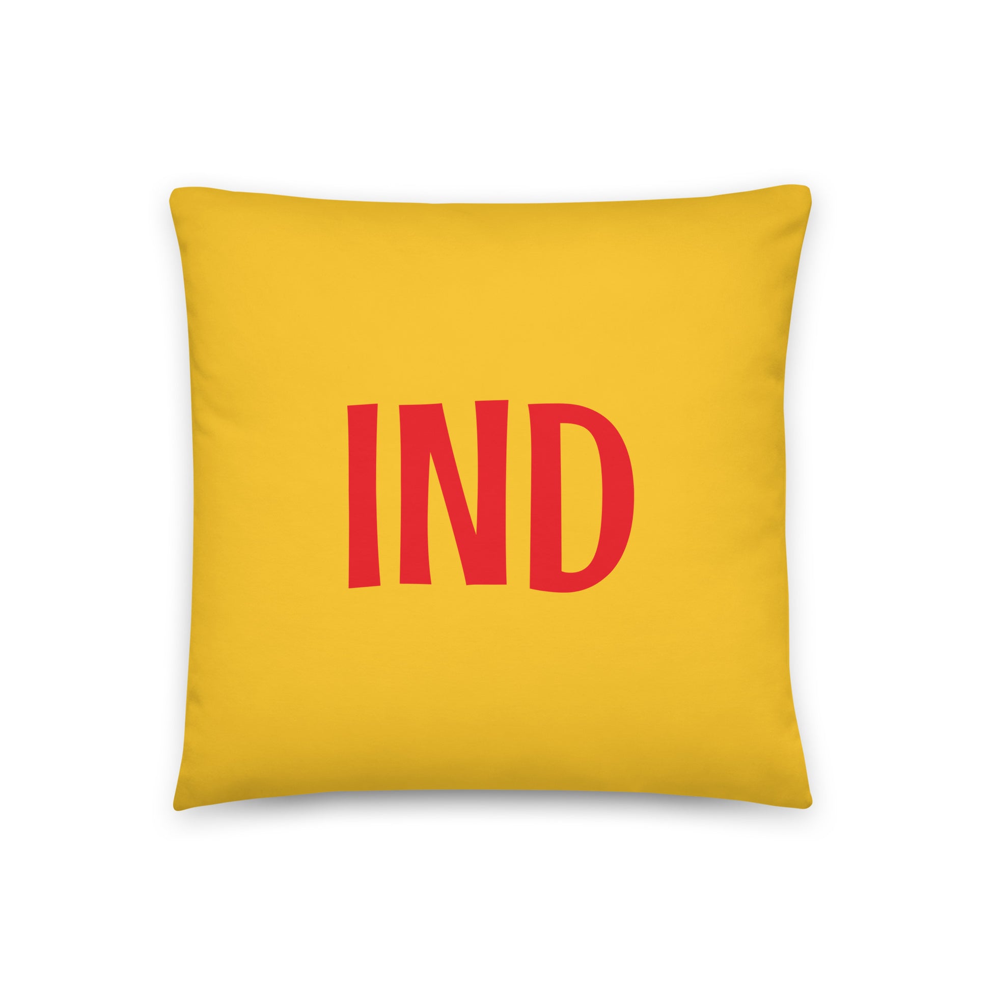 Rainbow Throw Pillow • IND Indianapolis • YHM Designs - Image 03