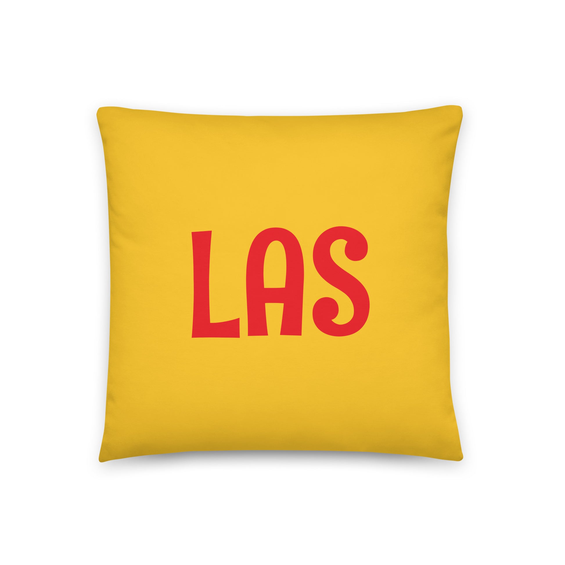 Rainbow Throw Pillow • LAS Las Vegas • YHM Designs - Image 03