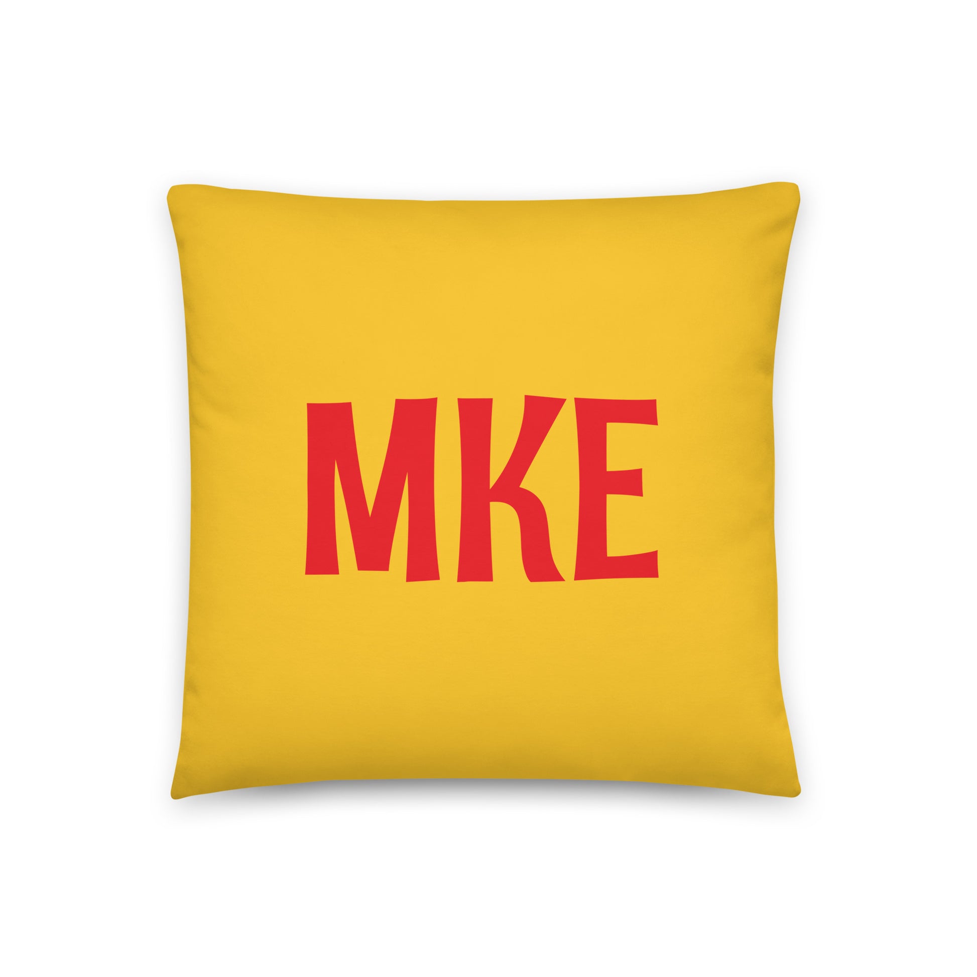 Rainbow Throw Pillow • MKE Milwaukee • YHM Designs - Image 03