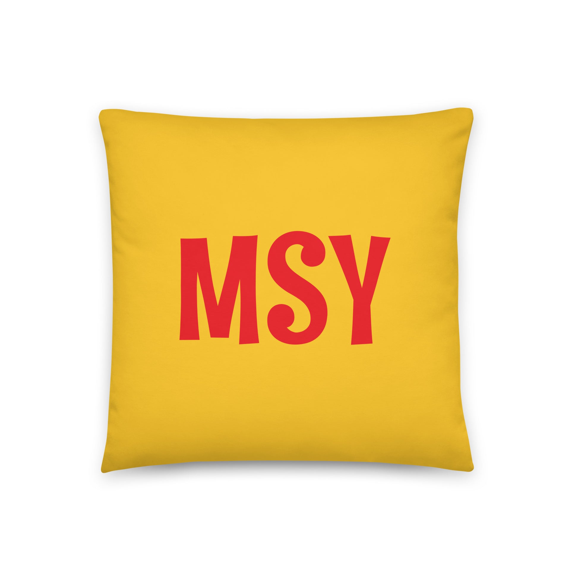 Rainbow Throw Pillow • MSY New Orleans • YHM Designs - Image 03