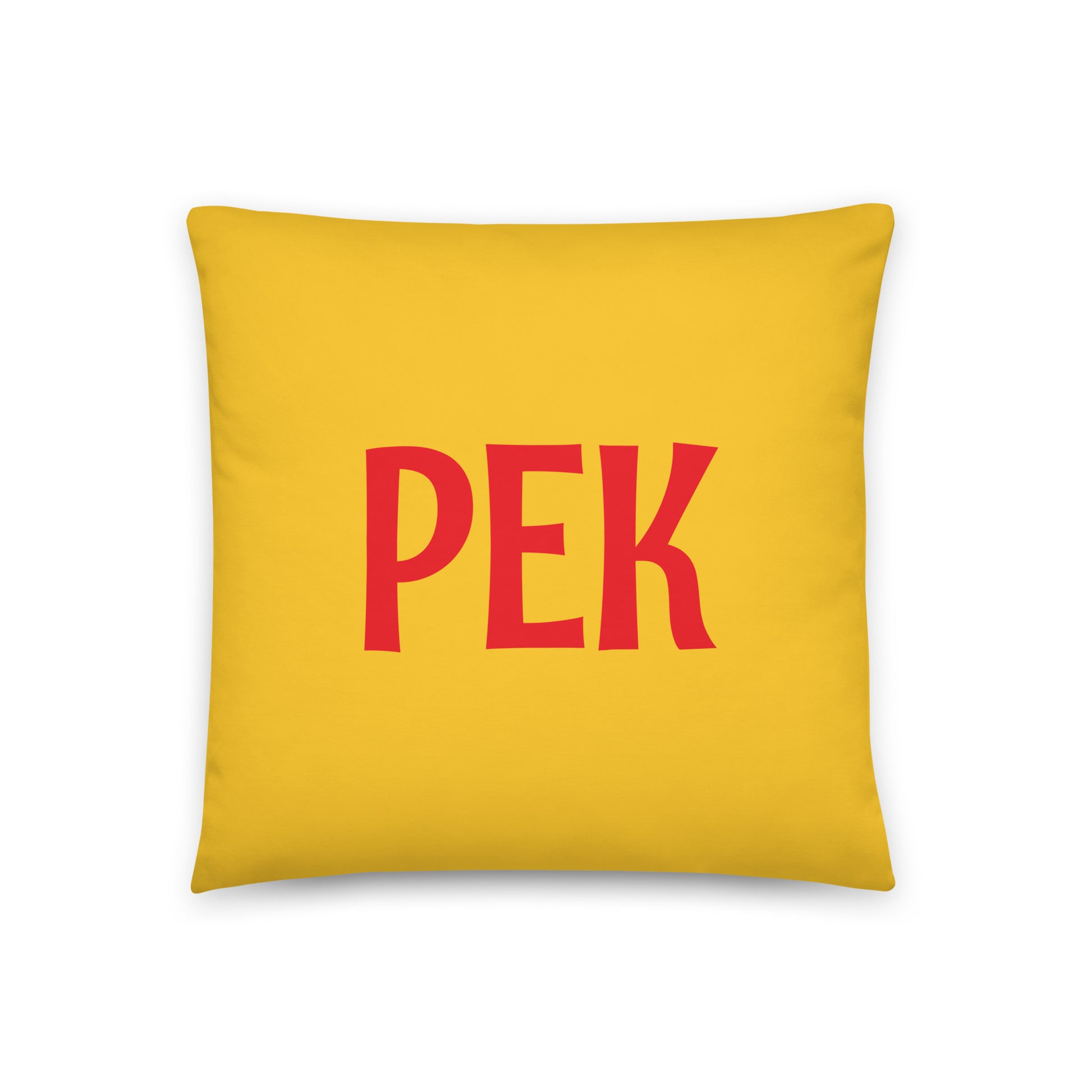 Rainbow Throw Pillow • PEK Beijing • YHM Designs - Image 03