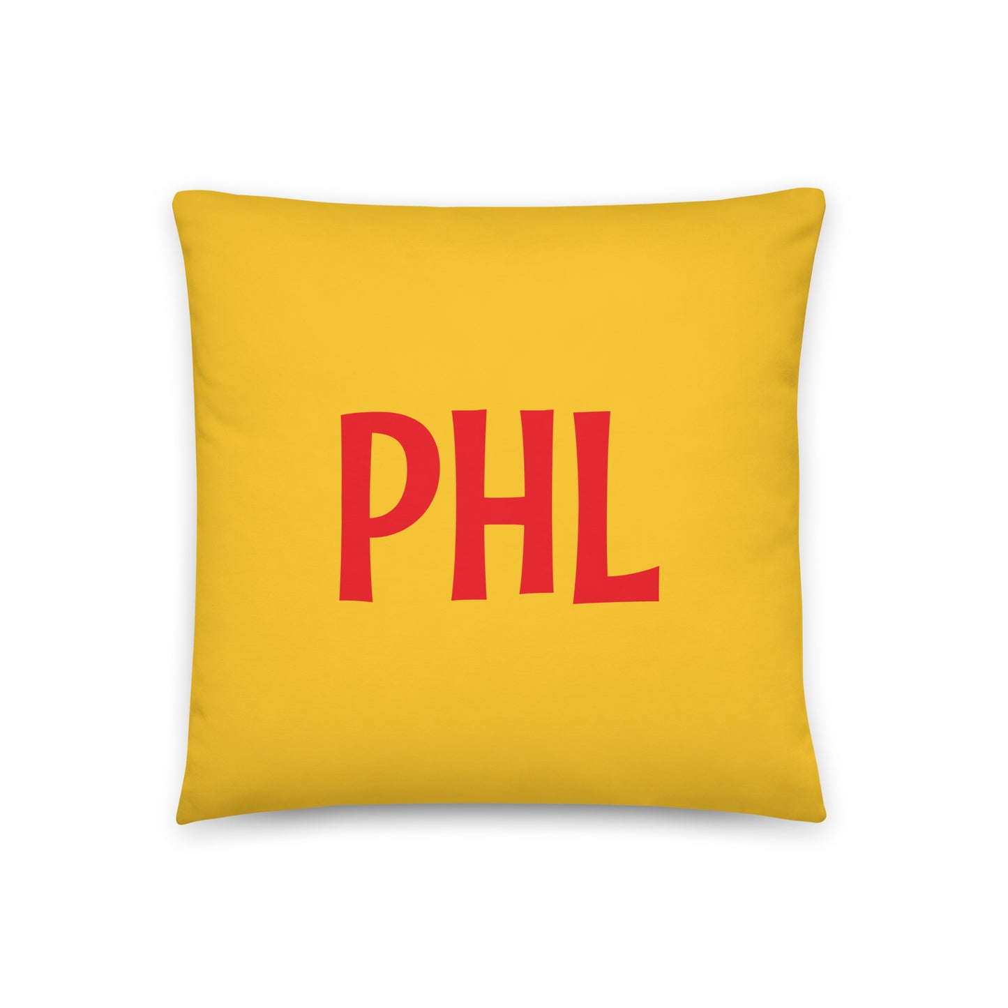 Rainbow Throw Pillow • PHL Philadelphia • YHM Designs - Image 03