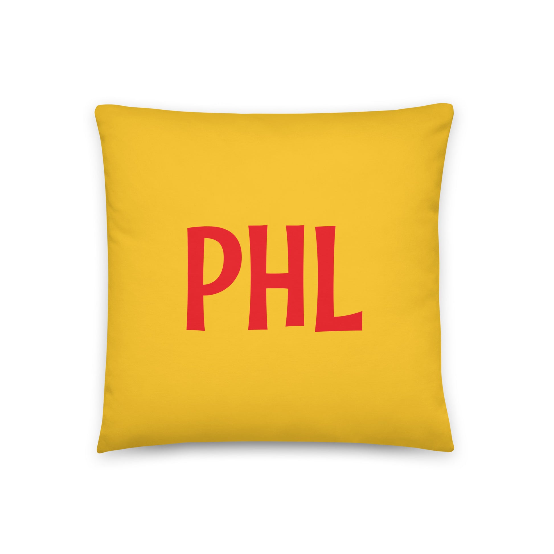 Rainbow Throw Pillow • PHL Philadelphia • YHM Designs - Image 03