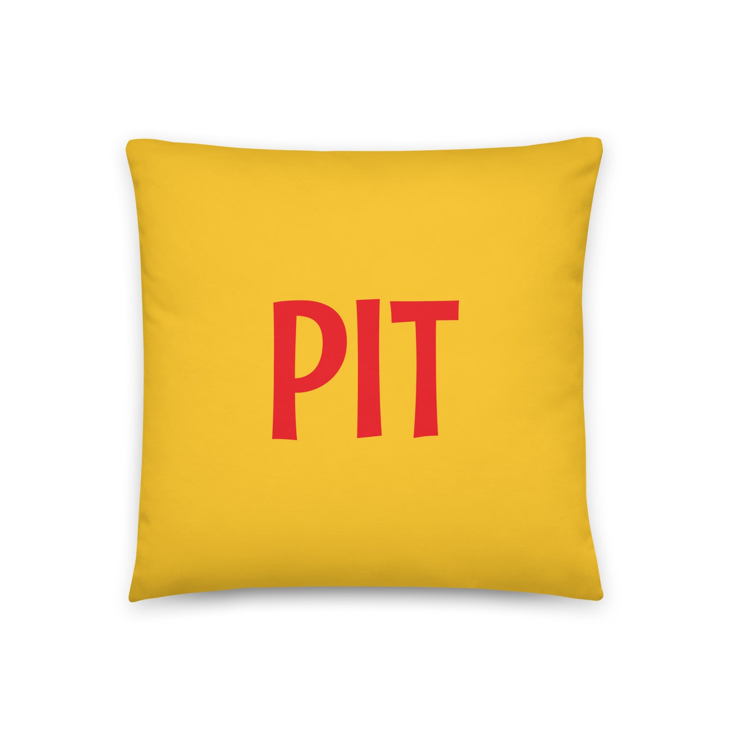 Rainbow Throw Pillow • PIT Pittsburgh • YHM Designs - Image 03