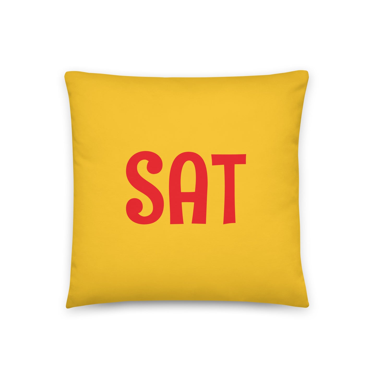Rainbow Throw Pillow • SAT San Antonio • YHM Designs - Image 03