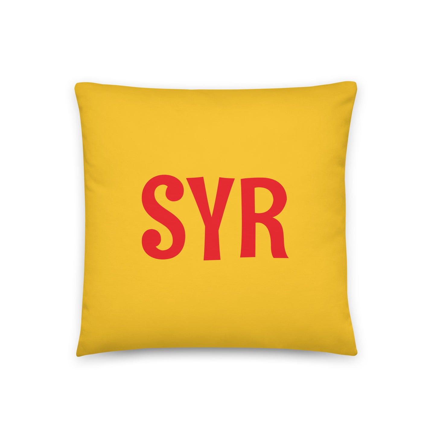 Rainbow Throw Pillow • SYR Syracuse • YHM Designs - Image 03