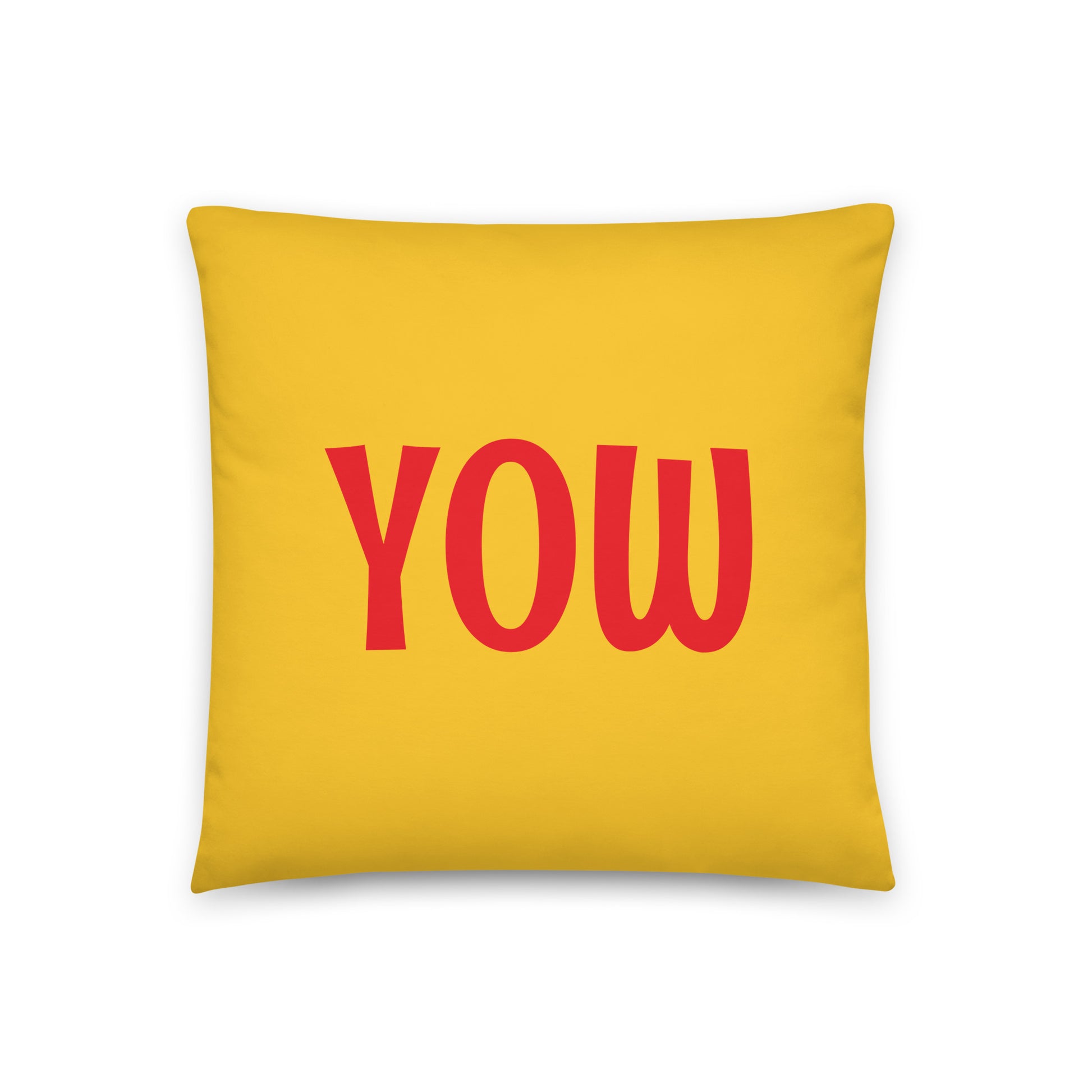 Rainbow Throw Pillow • YOW Ottawa • YHM Designs - Image 03