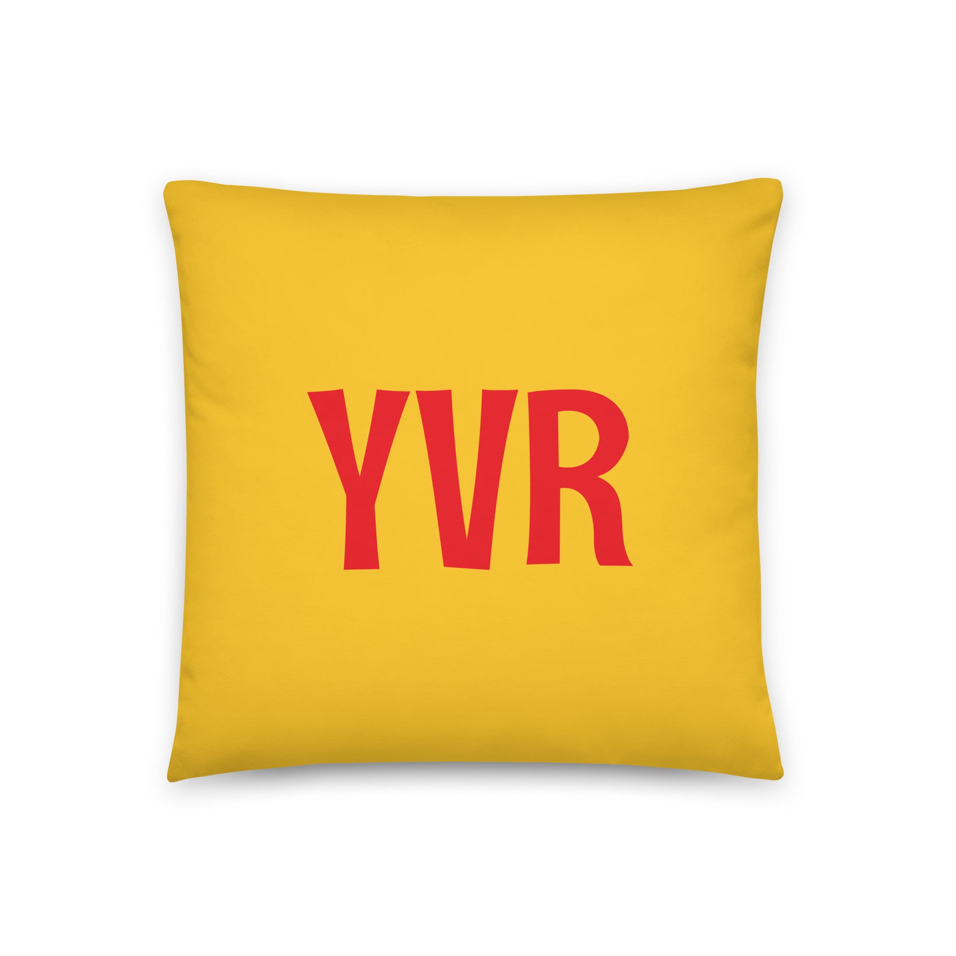 Rainbow Throw Pillow • YVR Vancouver • YHM Designs - Image 03