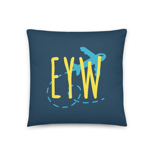 Airplane Throw Pillow • EYW Key West • YHM Designs - Image 01