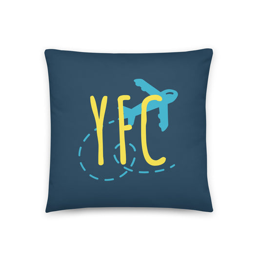 Airplane Throw Pillow • YFC Fredericton • YHM Designs - Image 01