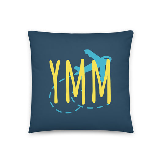Airplane Throw Pillow • YMM Fort McMurray • YHM Designs - Image 01