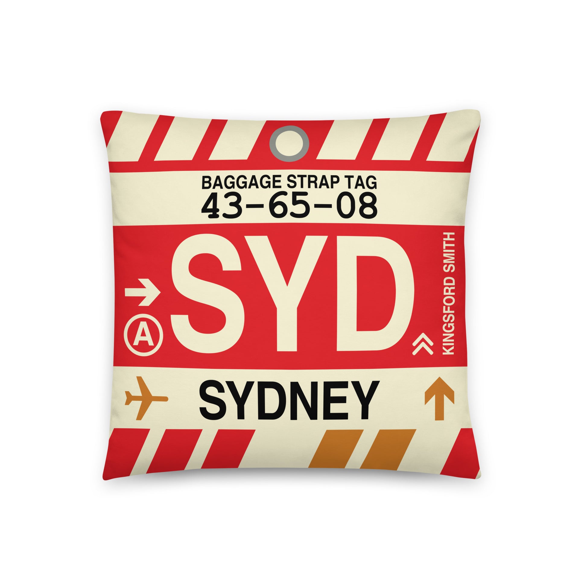 Travel Gift Throw Pillow • SYD Sydney • YHM Designs - Image 01