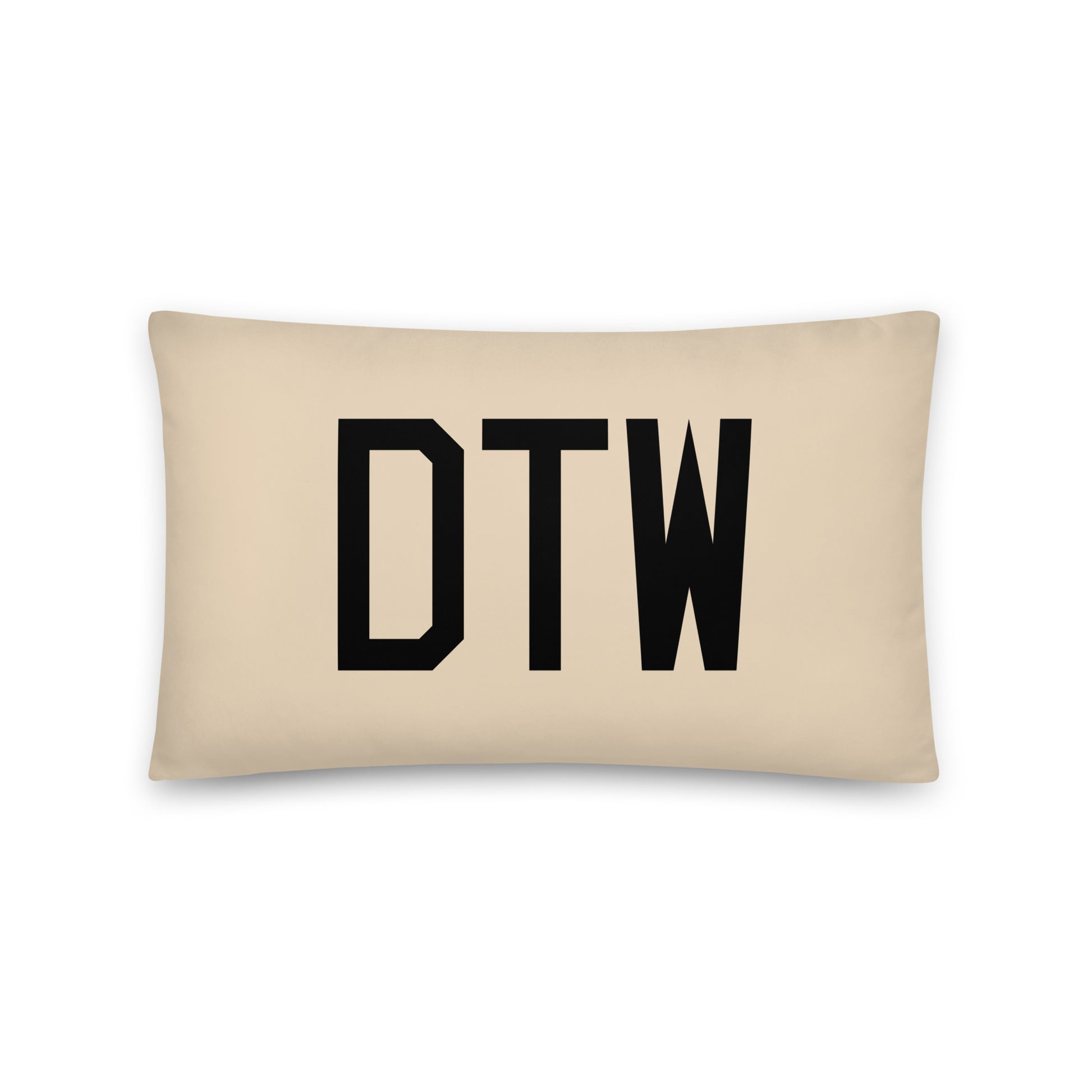 Buffalo Plaid Throw Pillow • DTW Detroit • YHM Designs - Image 05