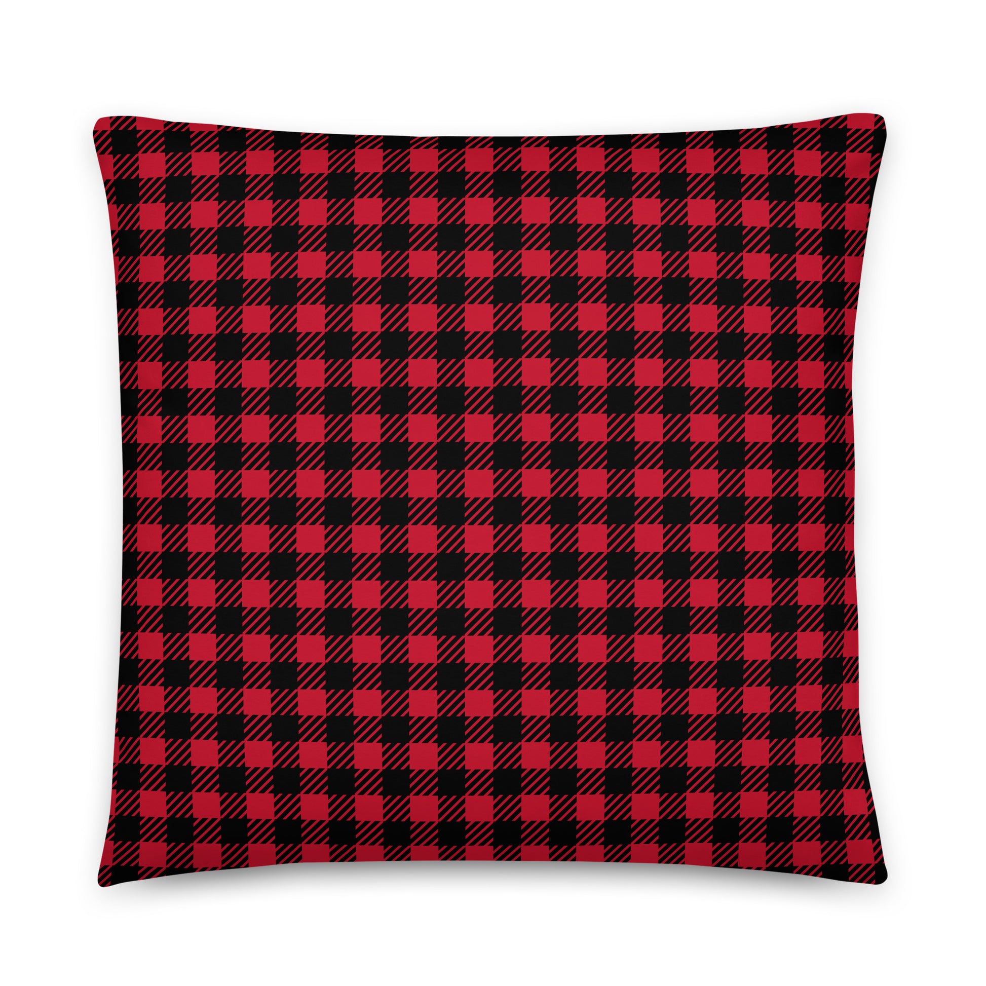 Buffalo Plaid Throw Pillow • PIT Pittsburgh • YHM Designs - Image 02