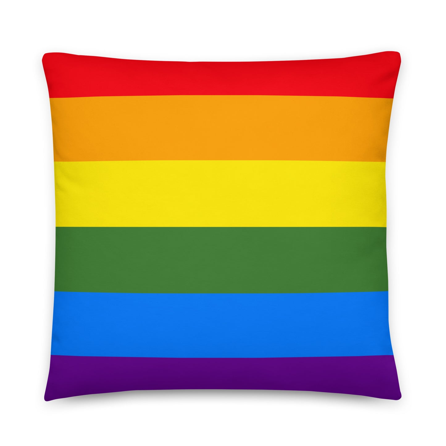 Rainbow Throw Pillow • CLE Cleveland • YHM Designs - Image 02
