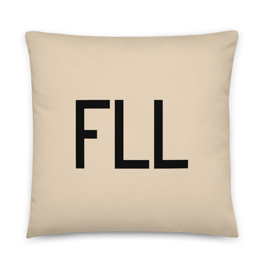 Buffalo Plaid Throw Pillow • FLL Fort Lauderdale • YHM Designs - Image 01
