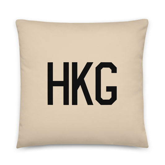 Buffalo Plaid Throw Pillow • HKG Hong Kong • YHM Designs - Image 01