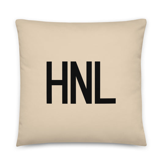 Buffalo Plaid Throw Pillow • HNL Honolulu • YHM Designs - Image 01