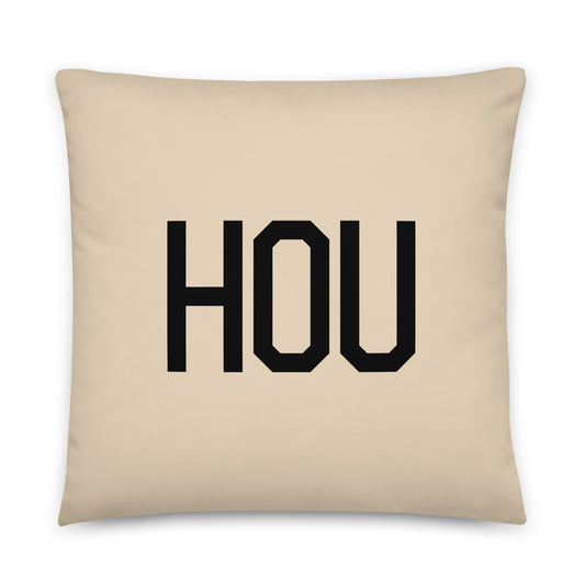 Buffalo Plaid Throw Pillow • HOU Houston • YHM Designs - Image 01