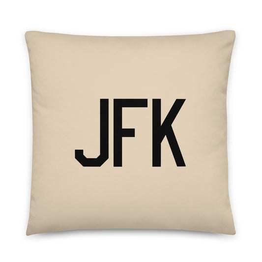 Buffalo Plaid Throw Pillow • JFK New York City • YHM Designs - Image 01