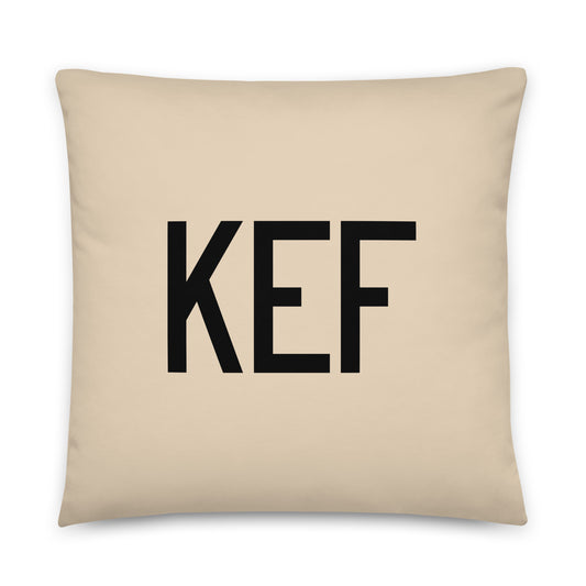 Buffalo Plaid Throw Pillow • KEF Reykjavik • YHM Designs - Image 01