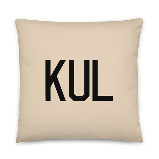 Buffalo Plaid Throw Pillow • KUL Kuala Lumpur • YHM Designs - Image 01