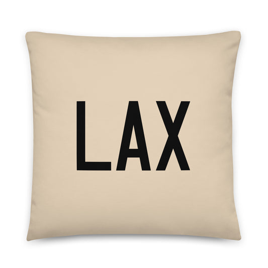Buffalo Plaid Throw Pillow • LAX Los Angeles • YHM Designs - Image 01