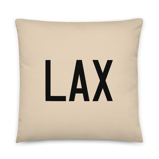 Buffalo Plaid Throw Pillow • LAX Los Angeles • YHM Designs - Image 01