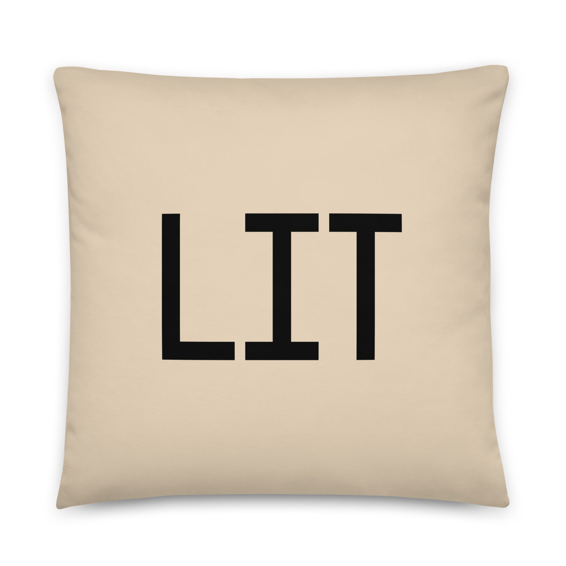 Buffalo Plaid Throw Pillow • LIT Little Rock • YHM Designs - Image 01