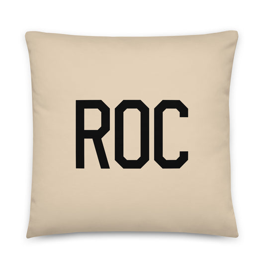 Buffalo Plaid Throw Pillow • ROC Rochester • YHM Designs - Image 01
