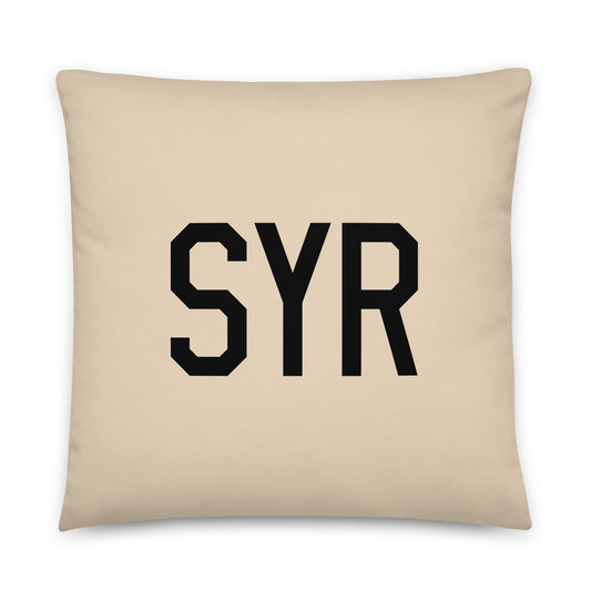 Buffalo Plaid Throw Pillow • SYR Syracuse • YHM Designs - Image 01