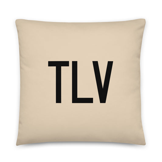 Buffalo Plaid Throw Pillow • TLV Tel Aviv • YHM Designs - Image 01