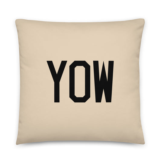 Buffalo Plaid Throw Pillow • YOW Ottawa • YHM Designs - Image 01