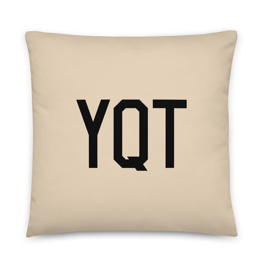 Buffalo Plaid Throw Pillow • YQT Thunder Bay • YHM Designs - Image 01