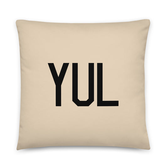 Buffalo Plaid Throw Pillow • YUL Montreal • YHM Designs - Image 01