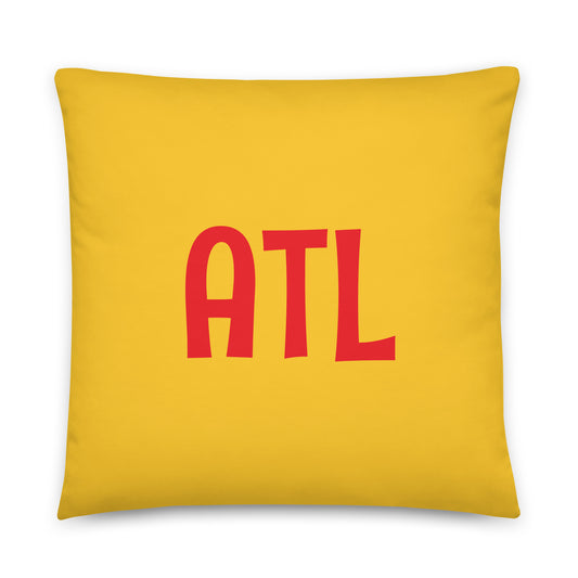 Rainbow Throw Pillow • ATL Atlanta • YHM Designs - Image 01