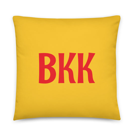 Rainbow Throw Pillow • BKK Bangkok • YHM Designs - Image 01
