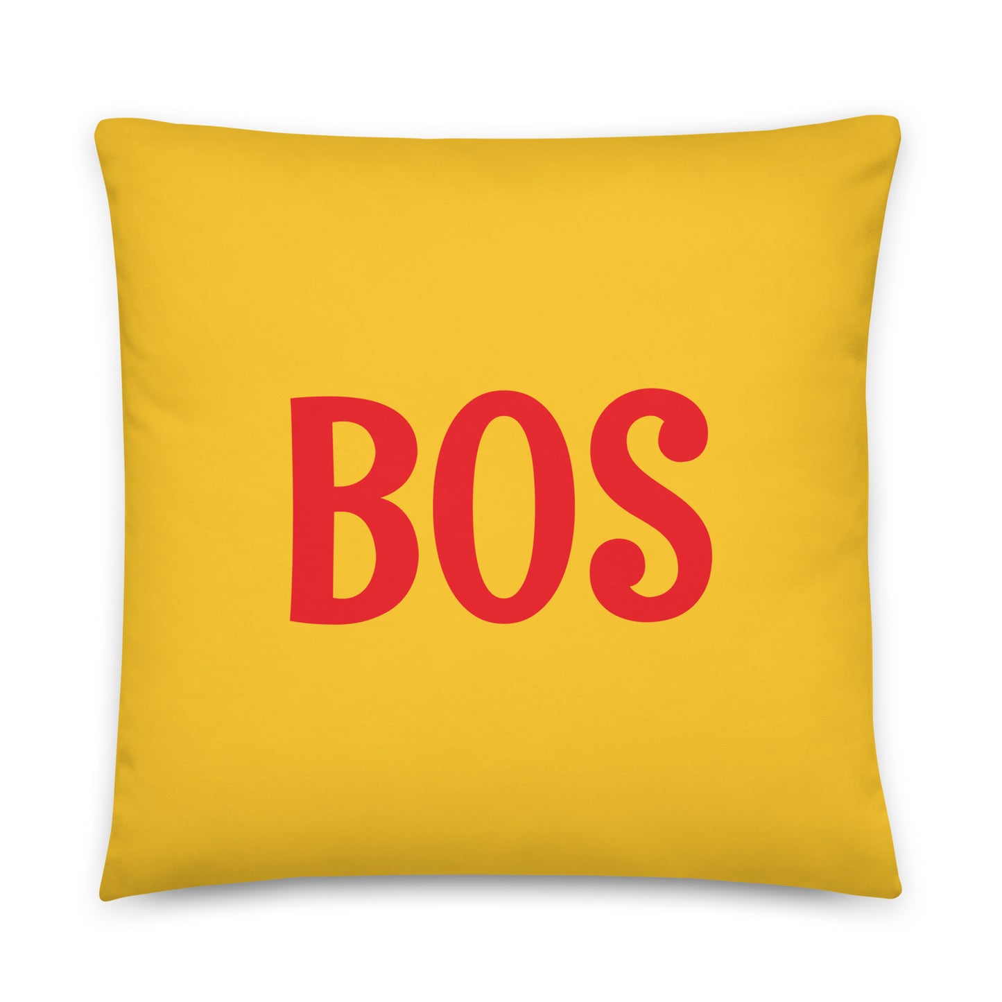 Rainbow Throw Pillow • BOS Boston • YHM Designs - Image 01