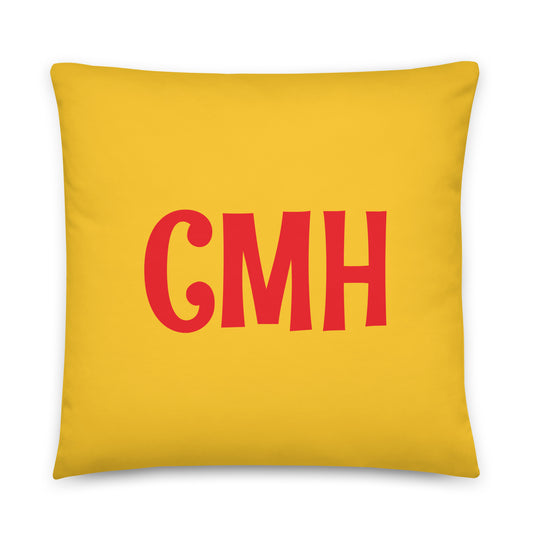 Rainbow Throw Pillow • CMH Columbus • YHM Designs - Image 01