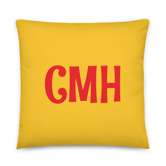 Rainbow Throw Pillow • CMH Columbus • YHM Designs - Image 01