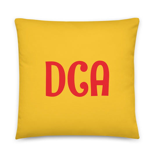 Rainbow Throw Pillow • DCA Washington • YHM Designs - Image 01