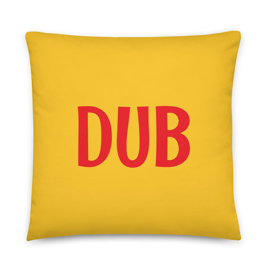 Rainbow Throw Pillow • DUB Dublin • YHM Designs - Image 01