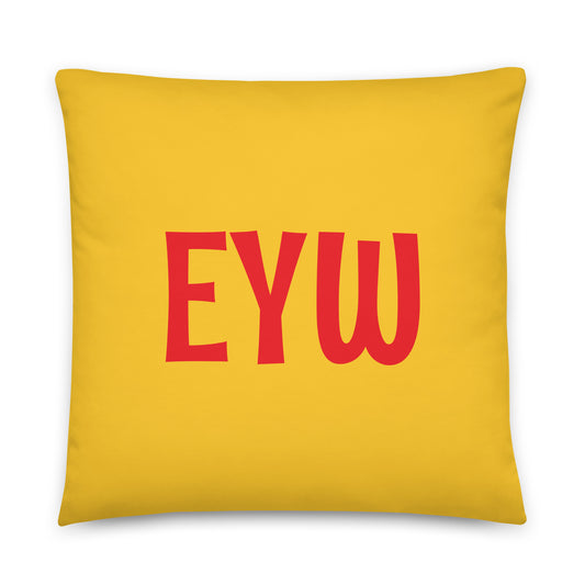 Rainbow Throw Pillow • EYW Key West • YHM Designs - Image 01