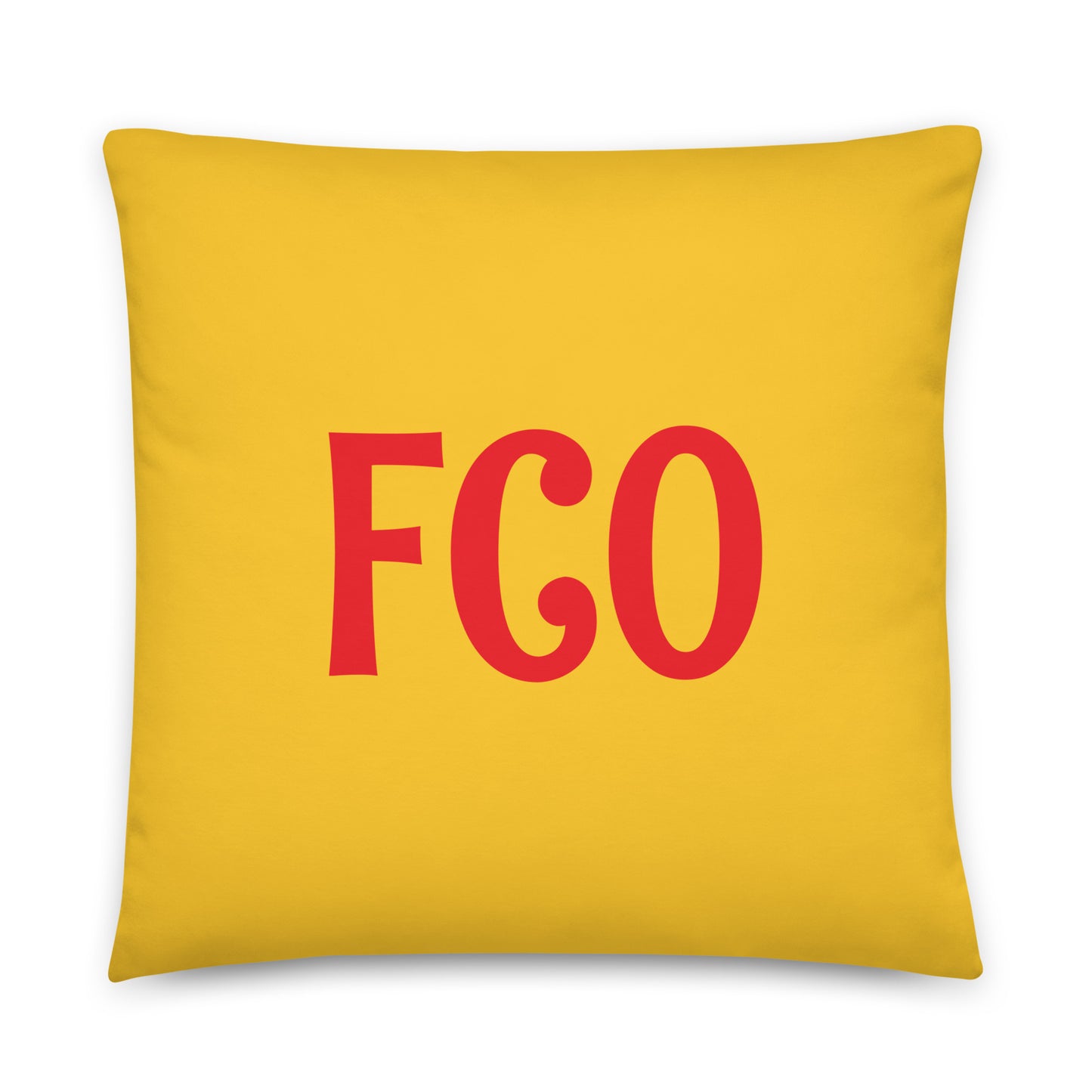 FCO Rome Throw Pillow • Cheerful Rainbow Colours • YHM Designs - Image 01