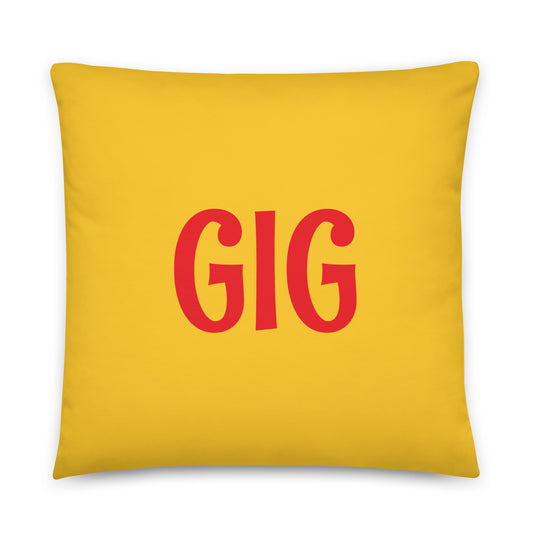 Rainbow Throw Pillow • GIG Rio de Janeiro • YHM Designs - Image 01