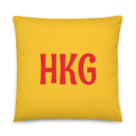 Rainbow Throw Pillow • HKG Hong Kong • YHM Designs - Image 01